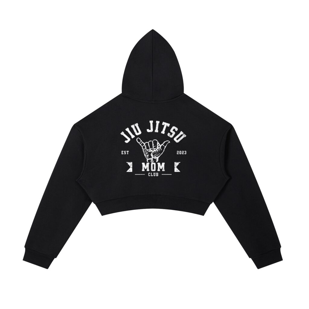 JJMC Crop Zip-Up Hoodie