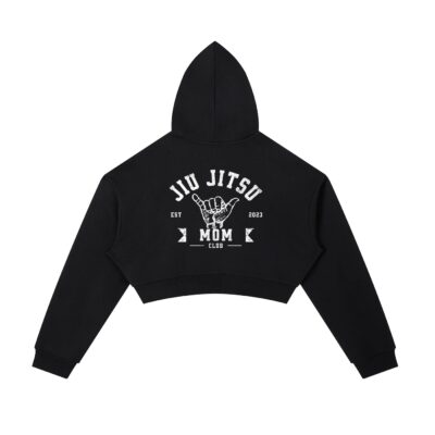 Essential Cropped Zip-Up Hoodie